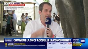 "On a fait un très gros travail ces dernières années. Aujourd'hui, les trains sont beaucoup plus à l'heure": le patron de SNCF Voyageurs défend les efforts de son groupe face aux critiques sur les retards