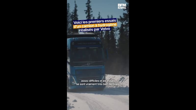 Volvo réalise les premiers essai d'un camion à hydrogène 