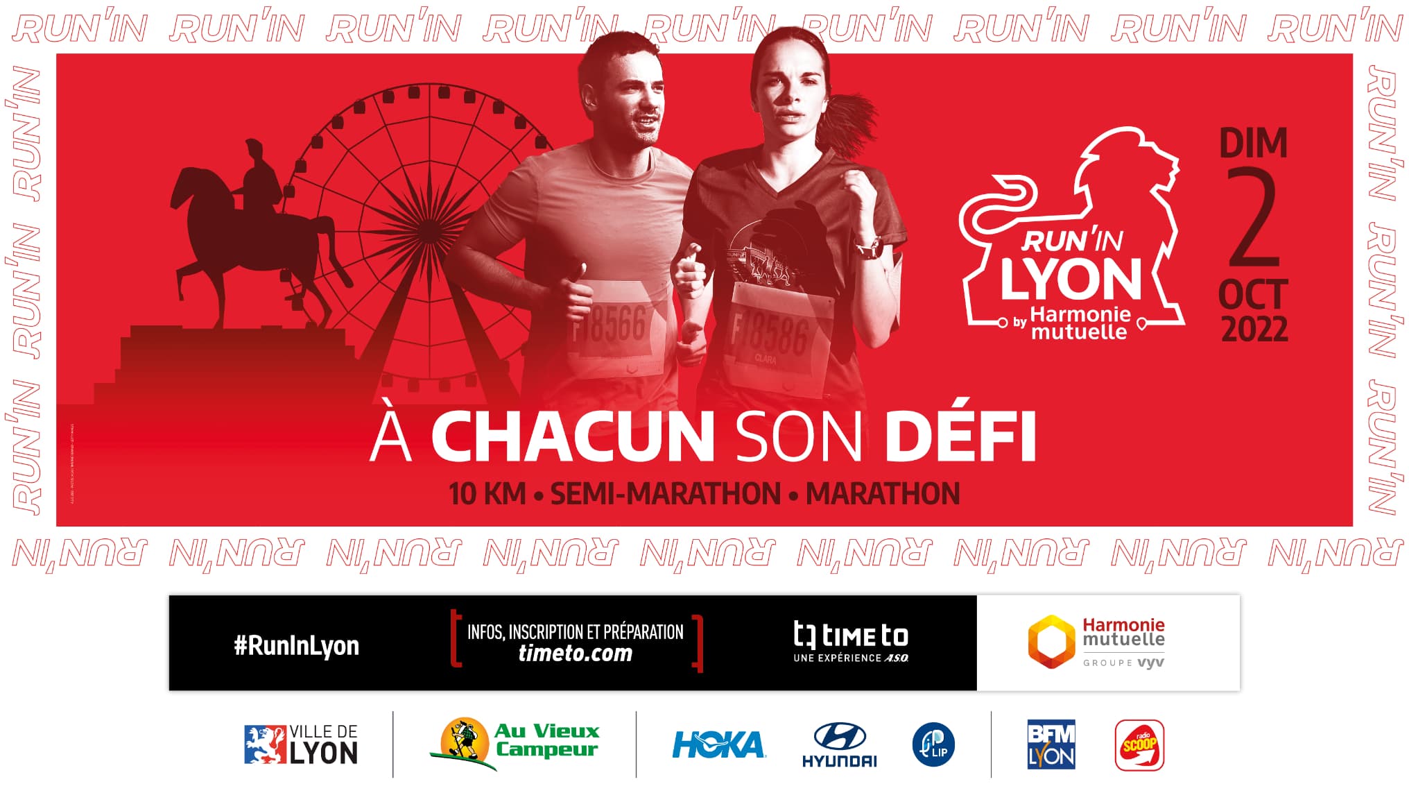 BFM LYON, PARTENAIRE DE RUN IN LYON BY HARMONIE MUTUELLE