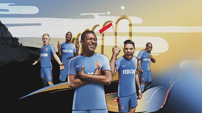 Les maillots "Away" de Monaco 2017-2018