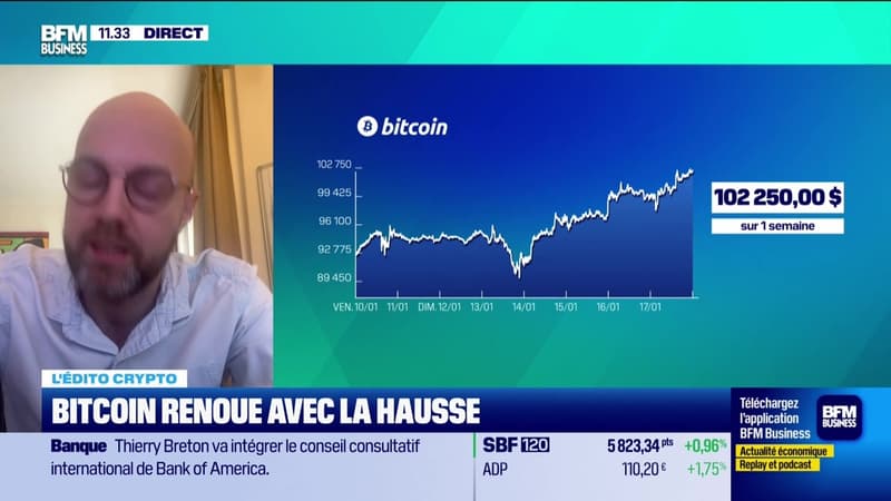 L'édito crypto : Bitcoin renoue avec la hausse - 17/01