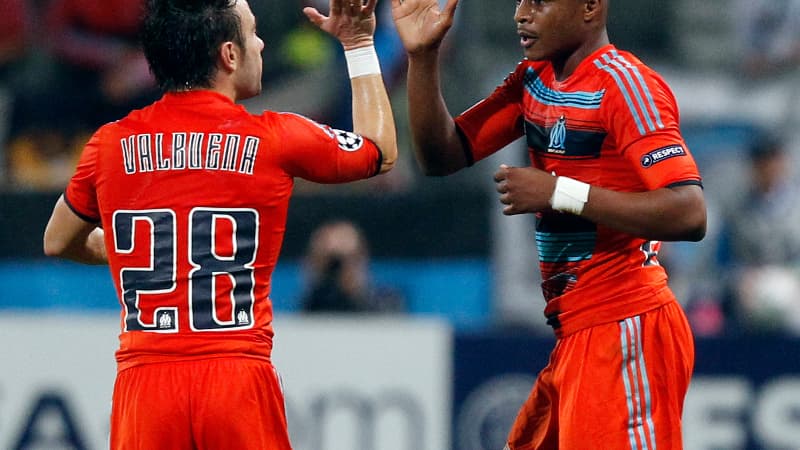 Mathieu Valbuena et André Ayew