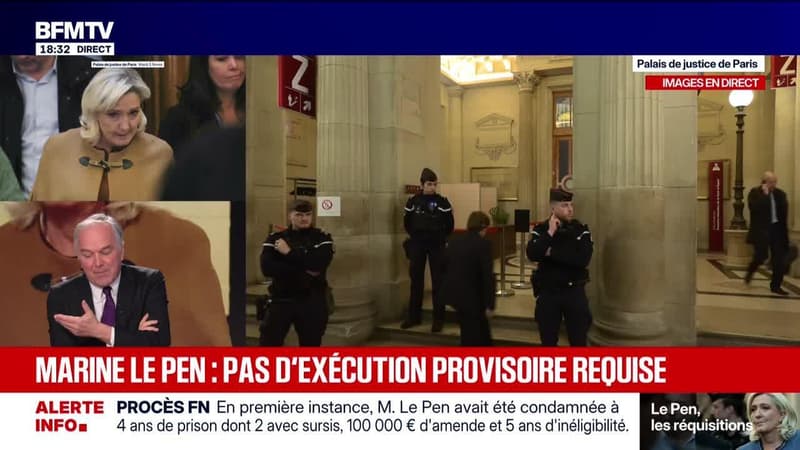 Marschall Truchot : Marine Le Pen, pas d'exécution provisoire requise - 03/02
