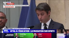 Gabriel Attal aux enseignants: "Vous faites le plus beau métier du monde"