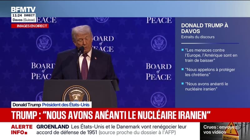 “Nous avons l’armée la plus puissante au monde”, affirme Donald Trump