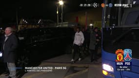 L'arrivée du PSG à Old Trafford
