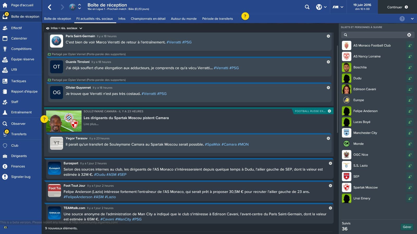 Capture écran Football Manager Capture écran Football Manager