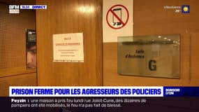 Lyon: trois individus condamnés à de la prison ferme pour avoir agressé des policiers