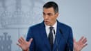 Le Premier ministre espagnol Pedro Sánchez lors d'un point presse le 5 novembre 2024