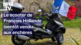  Le célèbre scooter de François Hollande, avec lequel il allait voir Julie Gayet, sera bientôt vendu aux enchères 