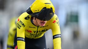 Matteo Jorgenson lors de Paris-Nice en mars 2024.
