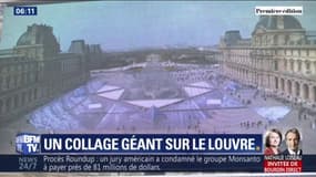 Pour ses 30 ans, la pyramide du Louvre a le droit à un collage monumental de l'artiste JR 