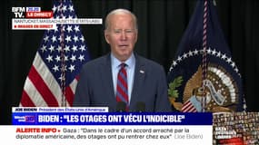 Aide humanitaire à Gaza: "Dès le départ, nous avons mis en œuvre des mécanismes pour éviter que le Hamas détourne ces ravitaillements", indique Joe Biden