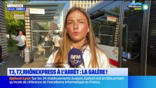 T3, T7, Rhônexpress à l'arrêt : la galère ! 
