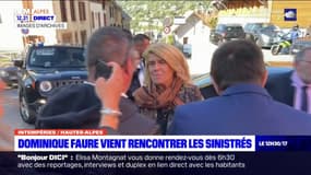 Intempéries dans les Hautes-Alpes: Dominique Faure vient rencontrer les sinistrés