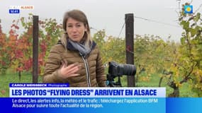 Les photos "flying dress" arrivent en Alsace