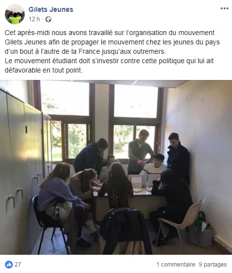 Les gilets jeunes structurent leur mouvement. Les gilets jeunes structurent leur mouvement.