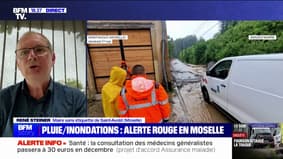 René Steiner (maire de Saint-Avold) sur les inondations en Moselle: "Le niveau d'eau commence à baisser dans les secteurs les plus touchés" 