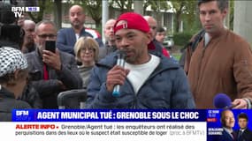 "Le plus beau des témoignages (...) c'était votre présence ce soir": Les frères de l'agent municipal tué par balles à Grenoble s'expriment lors de l'hommage rendu près du lieu du drame