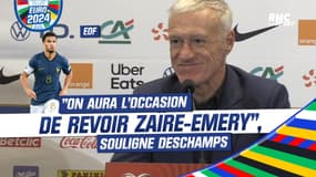 France 14-0 Gibraltar : "On aura l’occasion de revoir Zaïre-Emery", souligne Deschamps