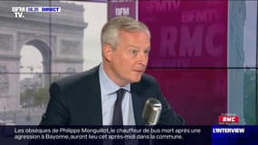 Le ministre de l'économie Bruno Le Maire était face à Laurent Neumann sur RMC et BFMTV