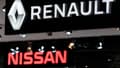 Les logos de Renault et Nissan