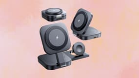 Moins de 35€ pour ce multiple chargeur induction compatible avec les accessoires Apple