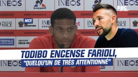 Nice : Les éloges de Todibo pour Farioli, "quelqu’un de très attentionné et pointilleux"