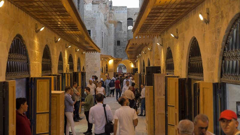 Khan al-Harir, un souk de la vieille ville d'Alep