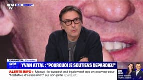 "Il a le droit de ne pas être lynché publiquement": Yvan Attal explique pourquoi il a signé la tribune en soutien à Gérard Depardieu