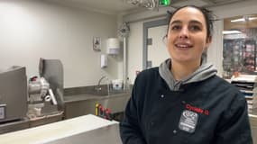 Cyrielle, 2ème meilleure apprentie bouchère de la région Provence-Alpes-Côte d'Azur.