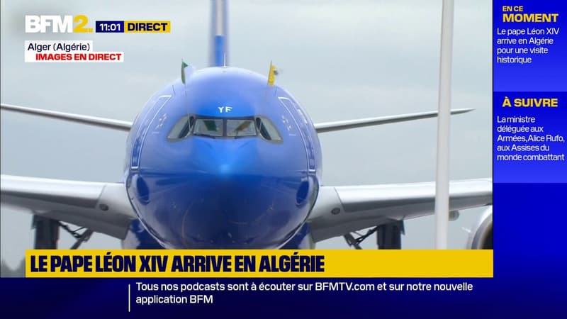 Léon XIV arrive en Algérie pour une visite historique, la première d'un pape dans le pays