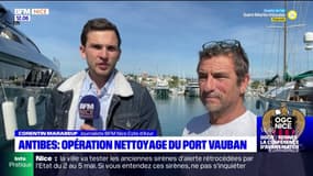 "Les gens jettent tout et n'importe quoi à la mer": opération nettoyage dans le port Vauban d'Antibes