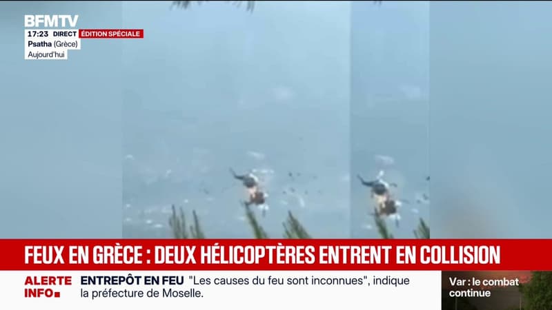 Grèce: une collision entre deux hélicoptères intervenant contre un incendie