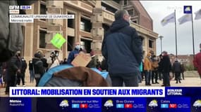 Littoral: mobilisation à Dunkerque en soutien au migrants