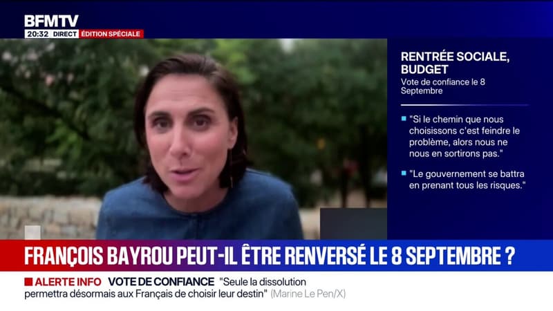 Vote de confiance du 8 septembre: 