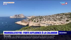 Marseilleveyre: forte affluence à la calanque 