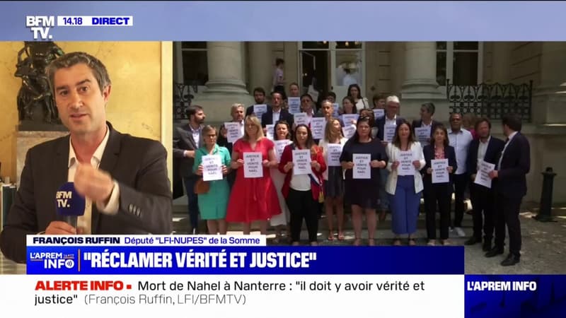 François Rufin (LFI) sur la mort de Nahel dans un refus d'obtempérer à Nanterre: 