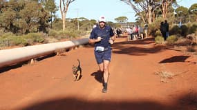 Stormy lors du semi-marathon, le 29 juillet 2018 à Kalgoorlie, en Australie. 