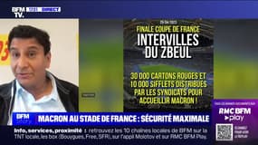 Reza Painchan (FO 93): "Nous avons déposé une déclaration de manifestation pour pouvoir distribuer 30 000 cartons rouges et 10 000 sifflets"