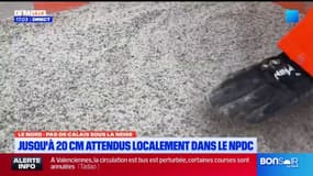 Neige: jusqu'à 20 centimètres attendus localement dans le Nord-Pas-de-Calais