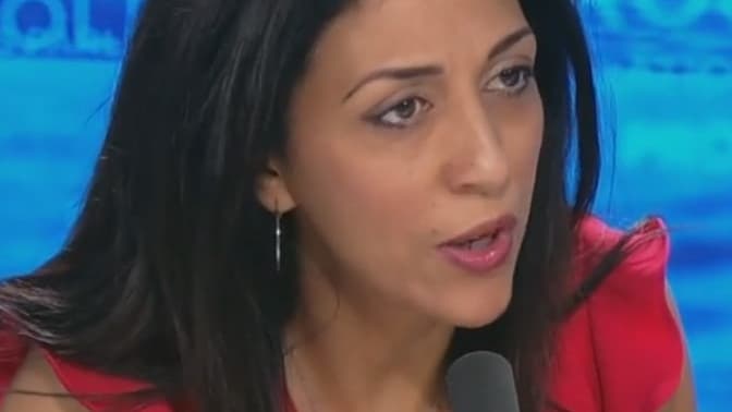 Henda Ayari, sur le plateau des Grandes Gueules sur RMC le 14 juillet dernier.