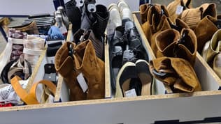 Des stocks de chaussures Camaïeu revendus chez le destockeur Noz.