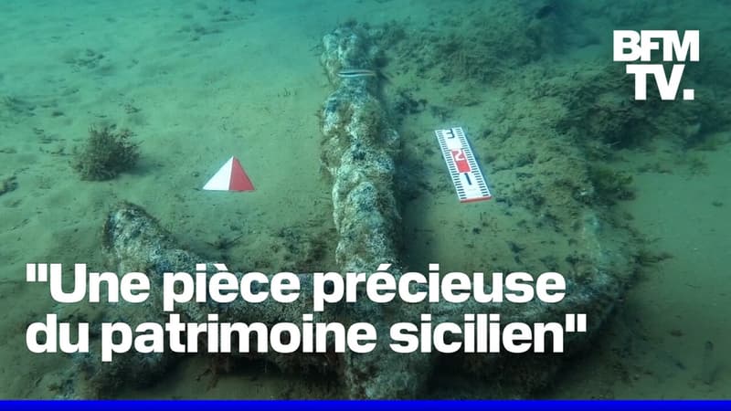 Les vestiges d'un navire vieux de plus de 2.500 ans retrouvés au large de la Sicile