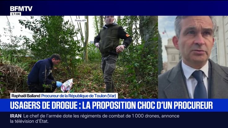 Informer l’employeur que son salarié a consommé de la drogue: “C’est prévu par la loi depuis 2016”, rappelle Raphaël Balland, Procureur de la République de Toulon