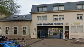 Le lycée Hippolyte-Fontaine à Dijon (Côte-d'Or).