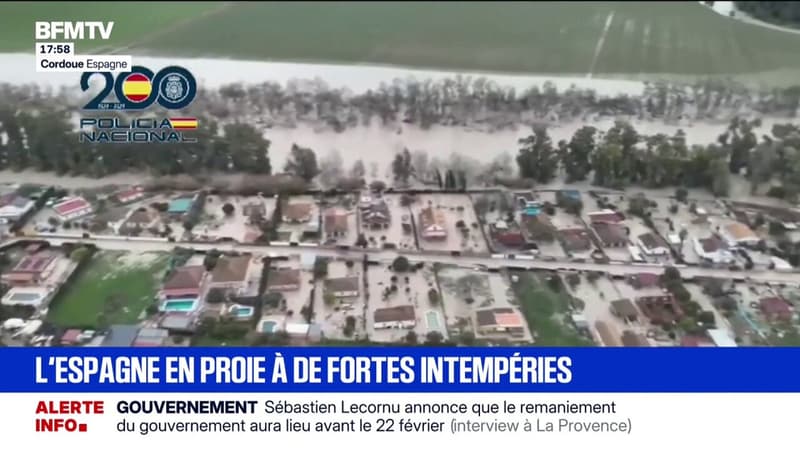 La tempête Marta frappe l'Espagne, submergeant des quartiers entiers et des terres agricoles