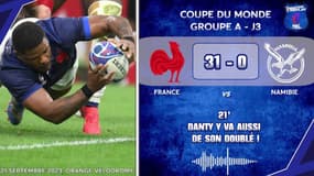 France 96-0 Namibie : Les Bleus en mode record et inquiétude pour Dupont, le match replay RMC