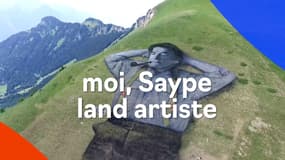 Saype, le land artiste qui peint des œuvres monumentales dans la nature 