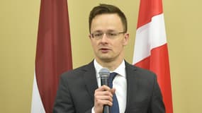 Le ministre des Affaires étrangères hongrois, Peter Szijjarto, le 22 avril 2016.